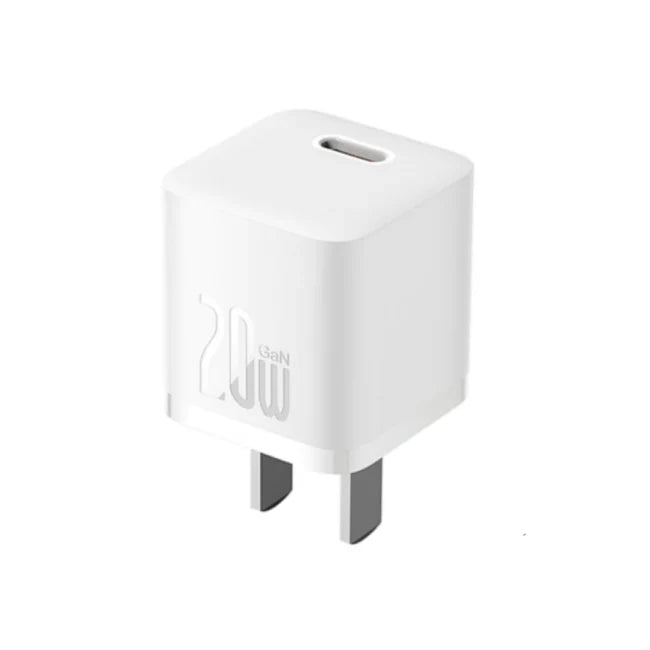 Baseus GaN5 Fast Charger 1C 20W CN Set Mini (With Type-C to iPhone Cable)