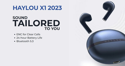 Haylou X1 2023 Bluetooth Wireless Earphone With ENC