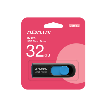 ADATA UV128 32GB USB Drive – Stylish and High-Speed Storage