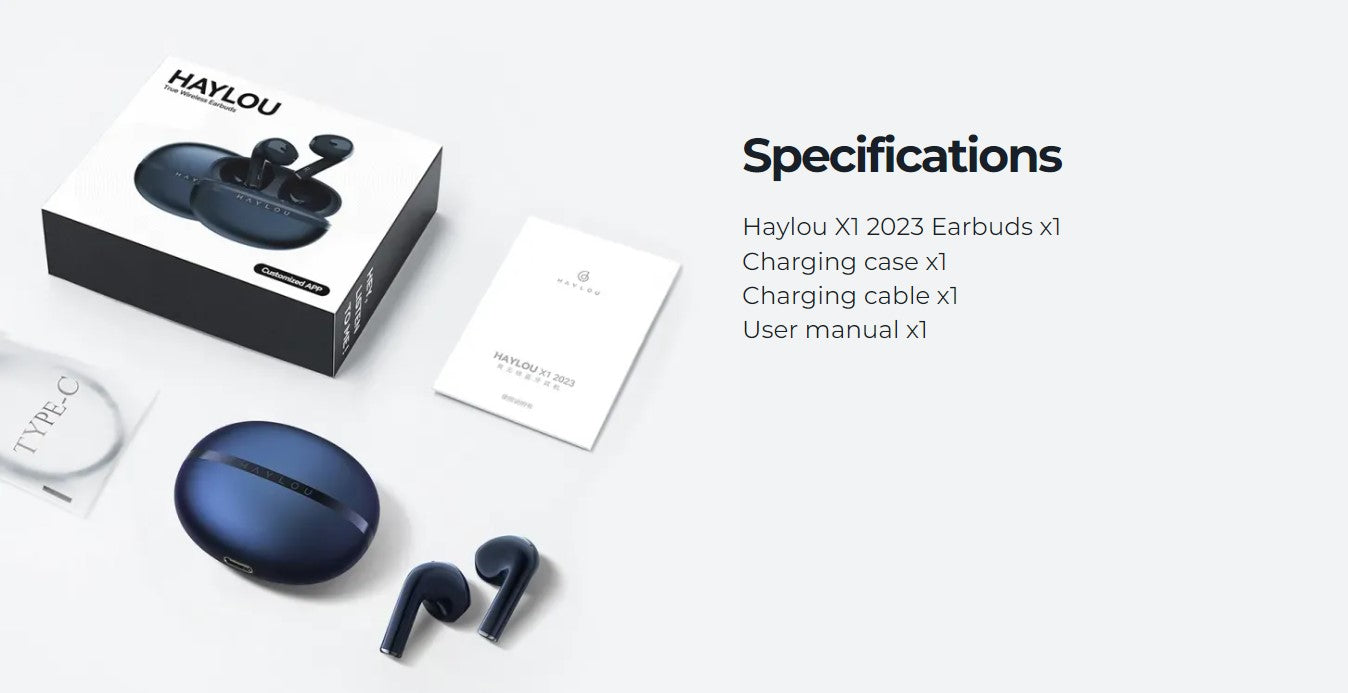 Haylou X1 2023 Bluetooth Wireless Earphone With ENC