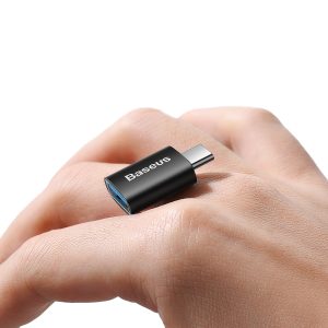 Baseus Ingenuity Series Mini OTG Adapter Type-C to USB-A 3.1 – Sleek Black Design