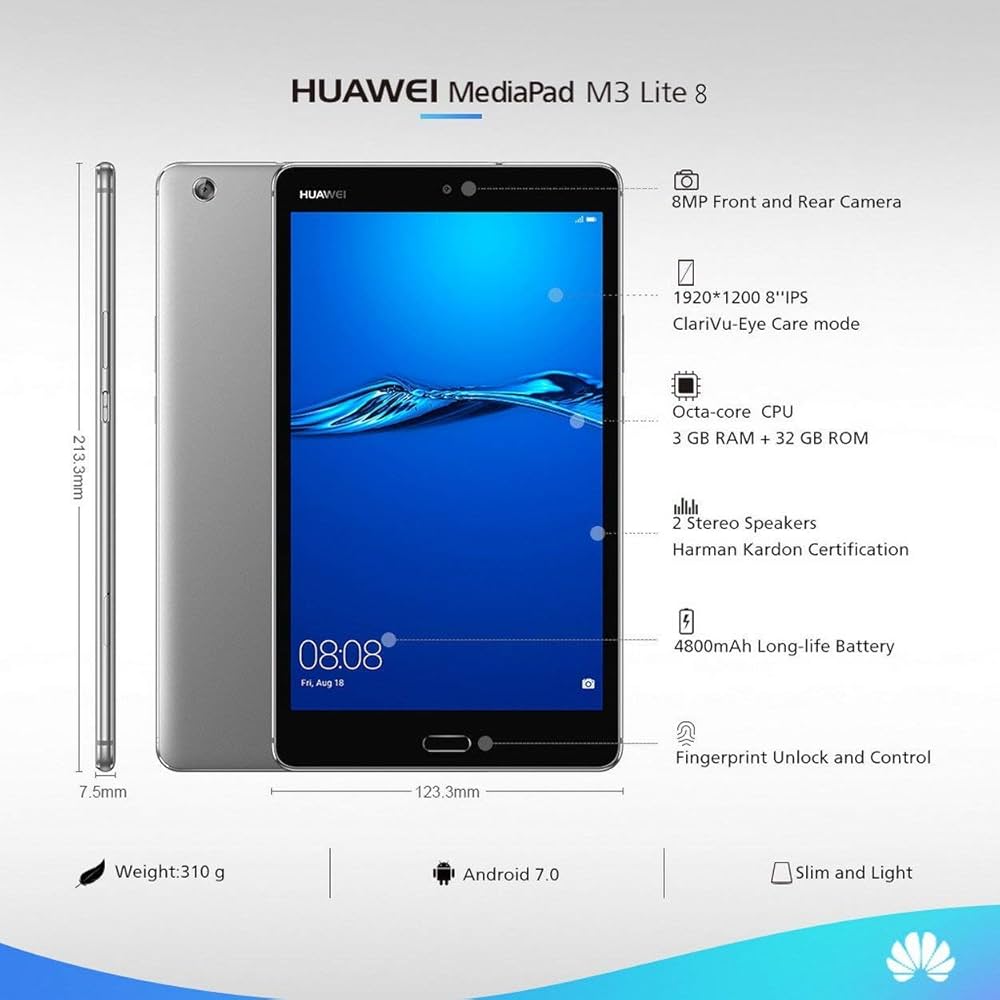 Huawei Media Pad M3 Lite (PTA Approved) Used