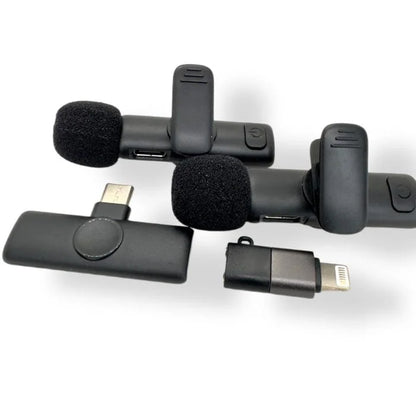 K11 2 IN 1 Collar Wireless Microphone Iphone/Android & Type C Supported