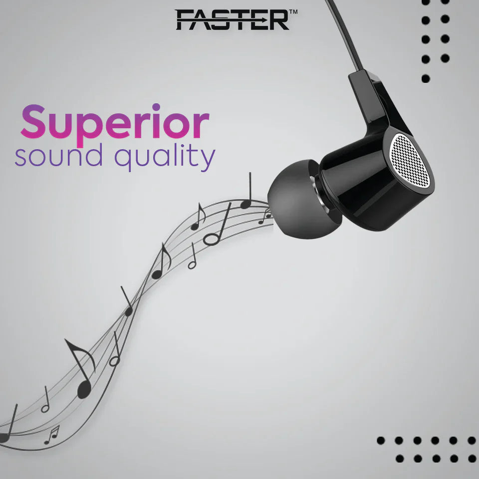 FASTER F15 Universal Music Earphone