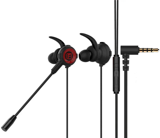 Faster G900 Dual Gaming in-Ear Headset With Detachable HD Long Mic