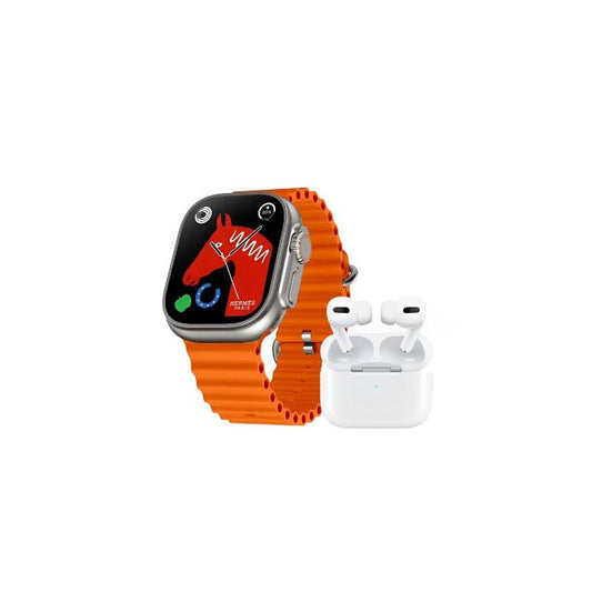 4 in 1 Ultra Smart Watch with Airpods Pro