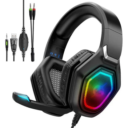 Faster Blubolt BG-300 Surround Sound Gaming Headphones with Noise Cancelling Microphone