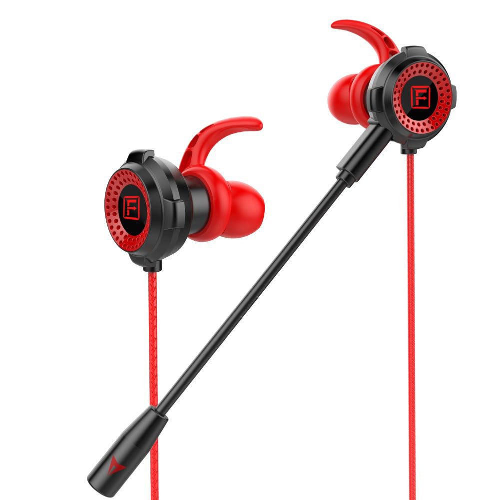 Faster G900 Dual Gaming in-Ear Headset With Detachable HD Long Mic