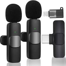 K11 2 IN 1 Collar Wireless Microphone Iphone/Android & Type C Supported